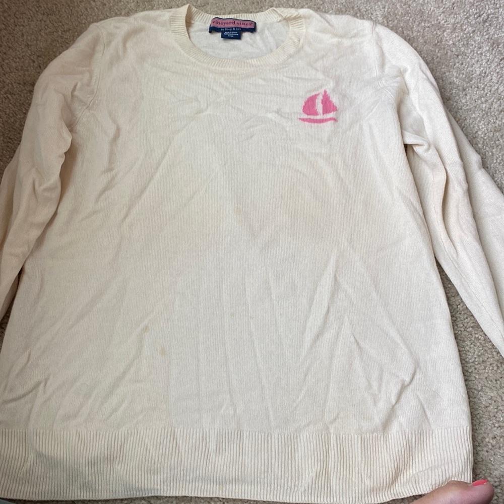 Vineyard Vines Cashmere Sailboat Sweater